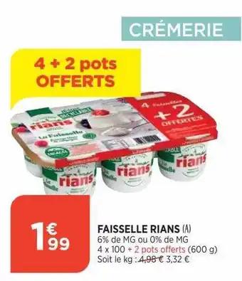 Bi1 Faisselle Rians offre