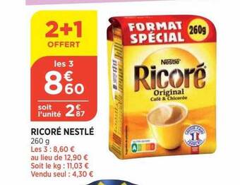 Bi1 Ricoré Nestlé offre