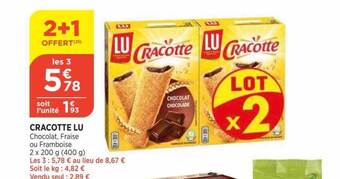 Bi1 Cracotte Lu offre