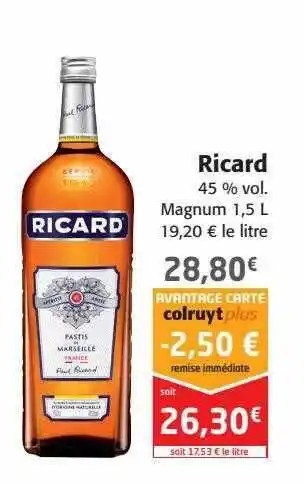 Colruyt Ricard offre