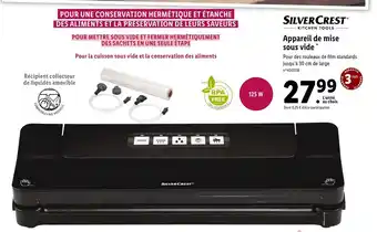 Lidl Appareil De Mise Sous Vide offre