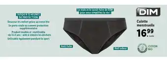 Lidl Culotte Menstruelle offre