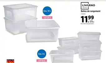 Lidl Boites De Rangement offre