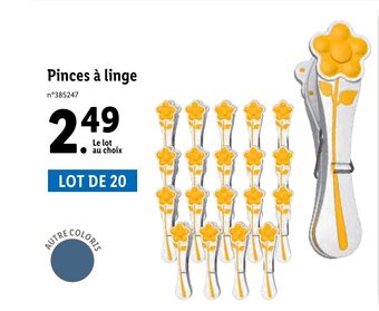 Lidl Pinces À Linge offre