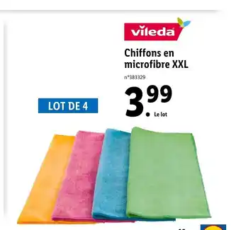 Lidl Chiffons En Microfibre XXL offre