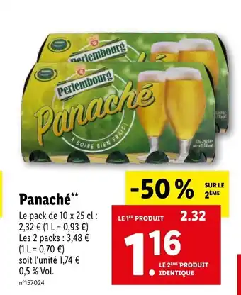 Lidl Panaché** offre