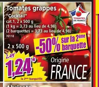 Norma Tomates Grappes offre