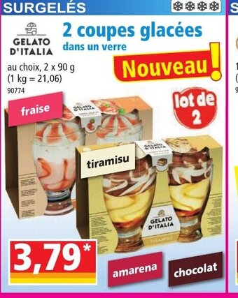 Norma 2 Coupes Glacées offre