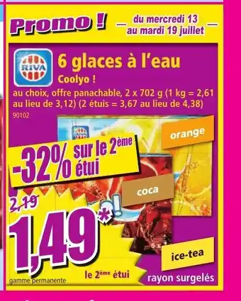 Norma 6 Glaces À L'eau offre
