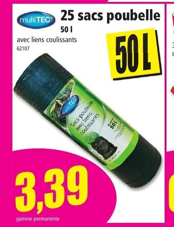 Norma 25 Sacs Poubelle offre