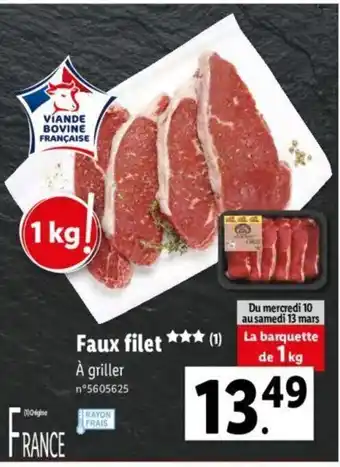 Lidl Faux filet offre