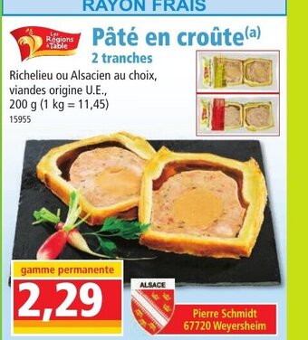 Norma Påté En Croûte offre