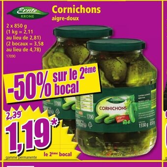 Norma Cornichons offre