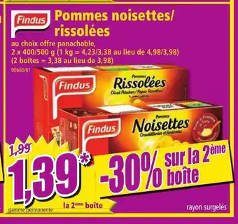 Norma Pommes Noisettes Rissolées offre