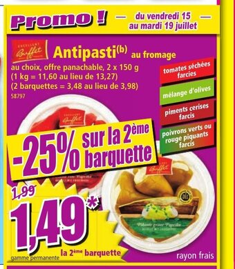 Norma Antipasti offre