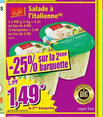 Norma Salade À L'Italienne offre