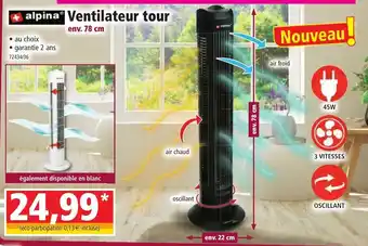 Norma Ventilateur Tour offre