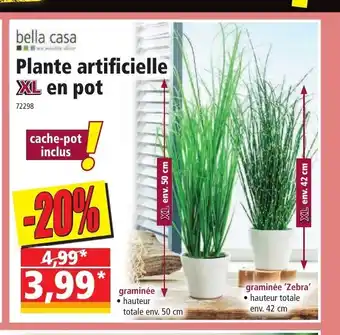 Norma Plante Artificielle XL En Pot offre