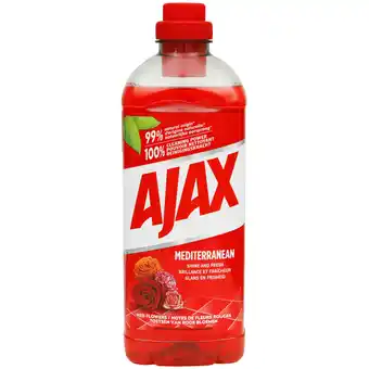 Action Nettoyant tout usage ajax mediterranean red flowers offre