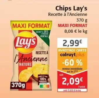 Colruyt Chips lay's offre