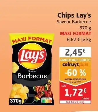 Colruyt Chips lay's offre