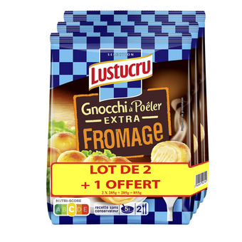 Auchan Gnocchi à poéler lustucru offre