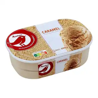 Auchan Glace caramel auchan offre
