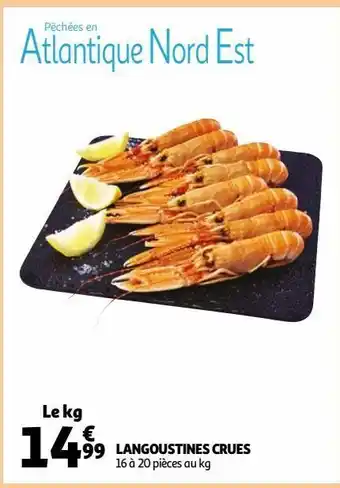 Auchan Langoustines crues offre
