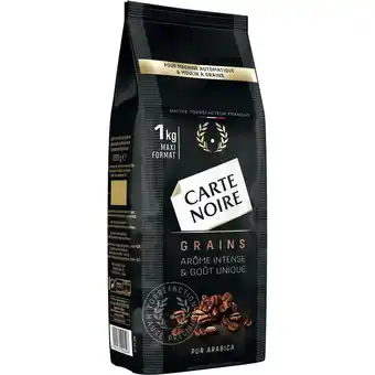 Auchan Café grains carte noire offre