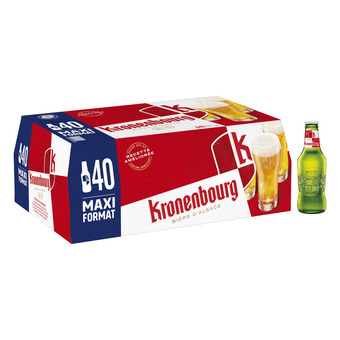 Auchan Bière blonde kronenbourg offre