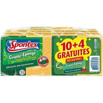 Auchan Gratte eponge spontex offre