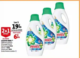 Auchan Lessive ariel offre
