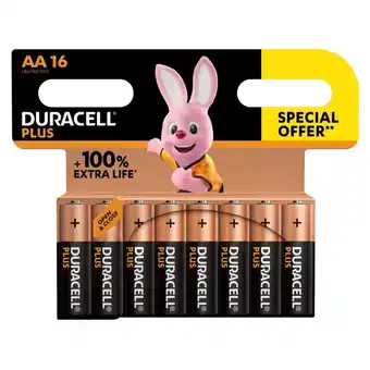 Auchan Piles plus lr6 ou lr3 duracell offre