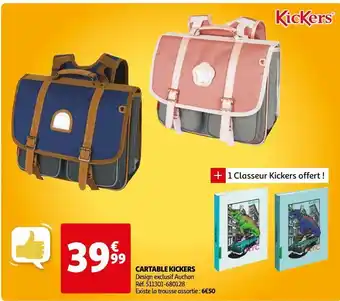Auchan Cartable kickers offre