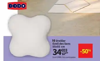 Oreiller Eveil Des Sens 55x55 cm