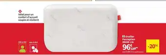 Conforama Oreiller Perception 40 x 60 cm offre