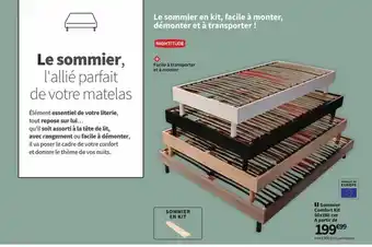 Sommier Comfort Kit 90x190 cm A Partir De