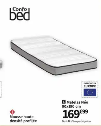 Conforama Matelas Néo 90 x 190 cm offre