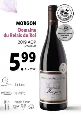 Lidl Morgon Domaine du Relais du Roi offre