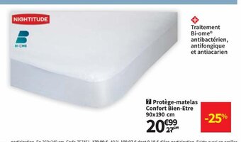 Conforama Protège-Matelas Confort Bien-Etre 90x190 cm offre