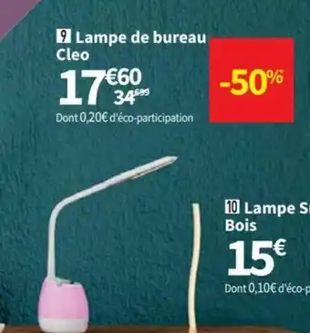 Conforama Lampe De Bureau Cleo offre