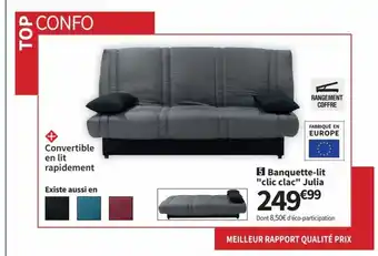 Banquette-Lit "Clic Clac" Julia