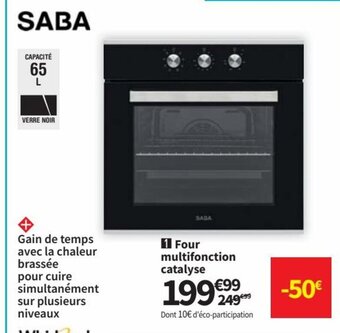Conforama Four Multifonction Catalyse offre