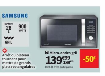 Conforama Micro-Ondes Gril offre
