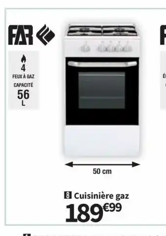 Conforama Cuisinière Gaz offre