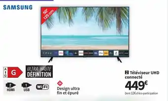 Conforama Téléviseur UHD Connecté offre