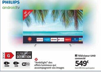 Conforama Téléviseur UHD Connecté offre