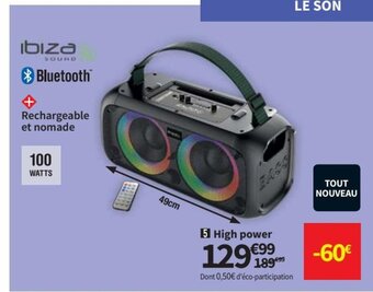 Conforama High Power offre