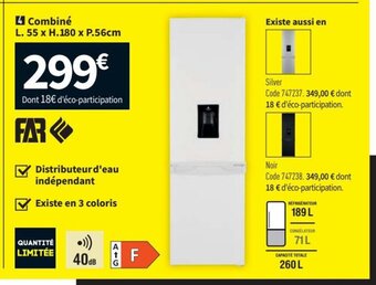 Conforama Combiné offre