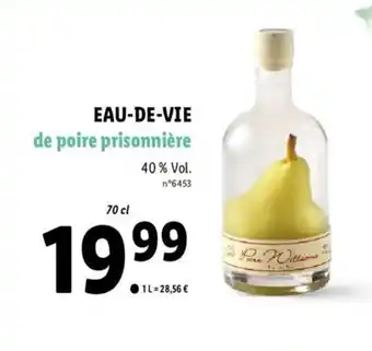 Lidl Eau-De-Vie De Poire Prisonnière offre